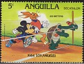 Anguilla - 1984 - Walt Disney - 5 ¢ - Multicolor - Walt Disney, Olympic Games, Decathlon - Scott 563 - 0